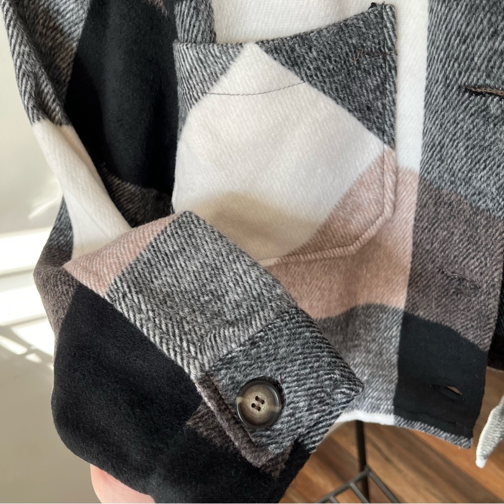 Flannel Utility Jacket NWT - Picture 2 of 5
